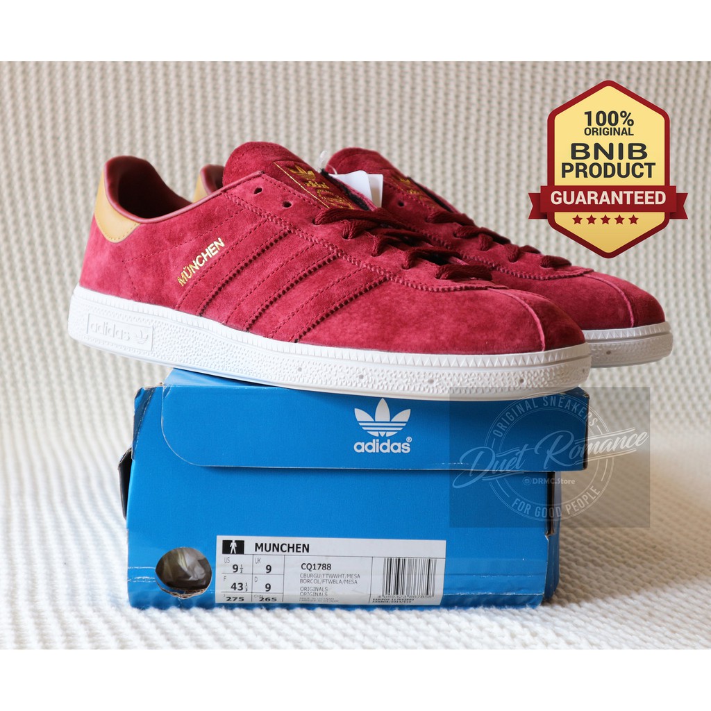 BNIB Adidas Originals Spezial Munchen CQ1788 Maroon Burgundy Original