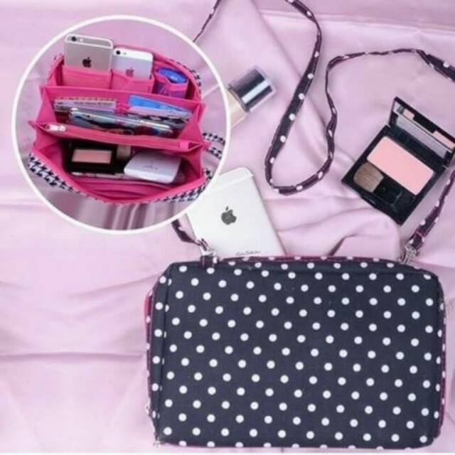 TURUN HARGA  wallet bag polkadot / wallet polkadot / tas wanita