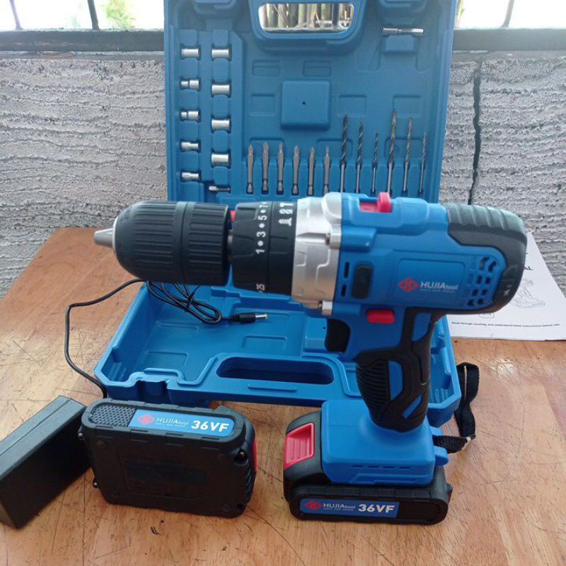 BOR BATERAI 36V CORDLESS BOR BETON IMPACT 13mm