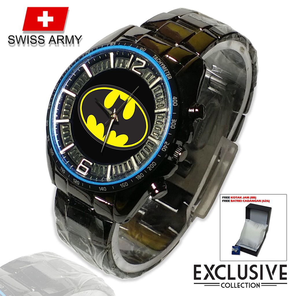 (Istimewa Bossque) Jam BATMAN Rantai Sport (Elegan)