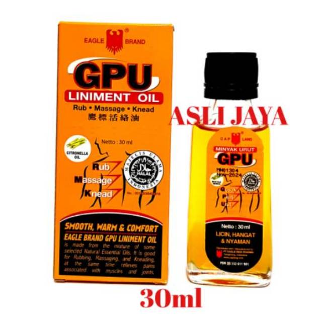 Minyak Urut GPU Cap Lang 30ml