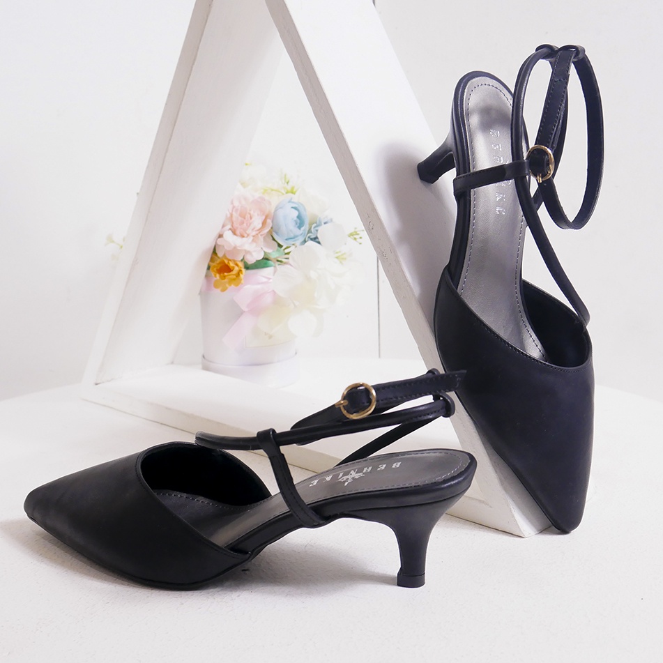 Bernike Reva Sepatu Wanita Pump Heels Pesta Slingback 5 cm