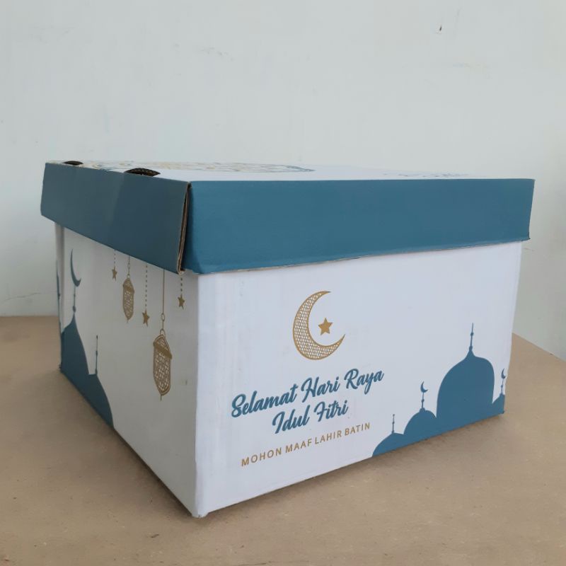 kardus hampers eid lebaran idulfitri set topbox |kardus parcell box