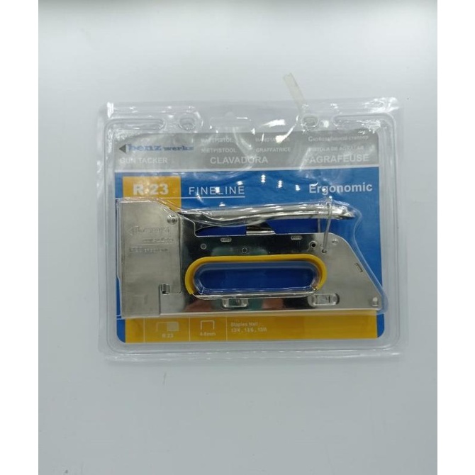 

Staples Tembak 13/4-6-8mm R23 / Staple Tacker Gun by BENZ WERKZ