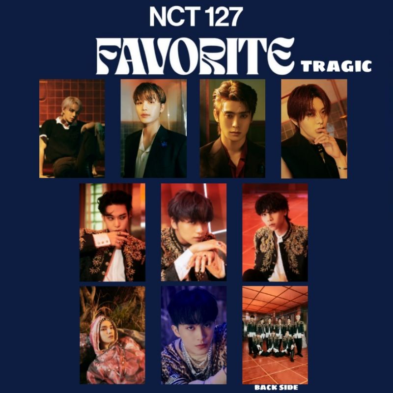 NCT 127 Favorite Acrylic Clear Keychain Gantungan Kunci Akrilik