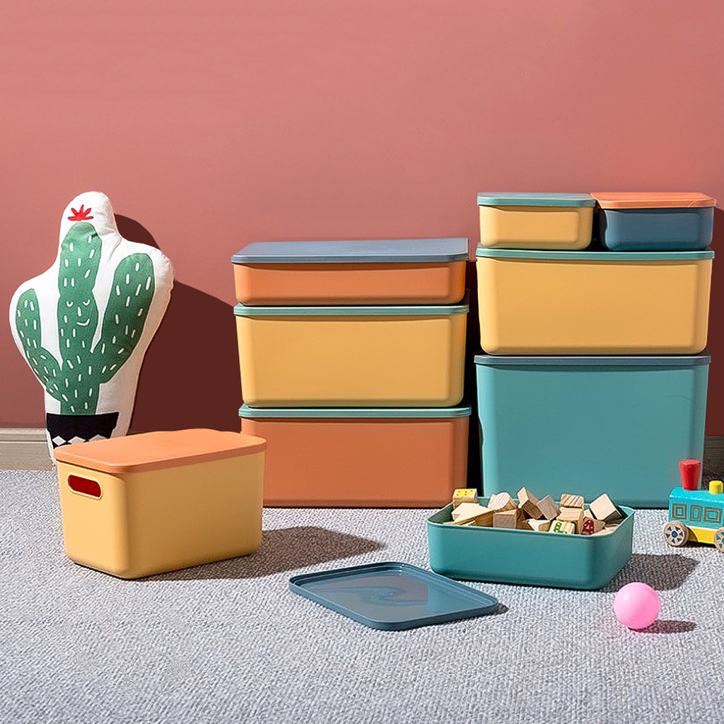 Kotak Penyimpanan Serbaguna Bin Organizer Multifungsi Keranjang penyimpanan plastik Storage Box