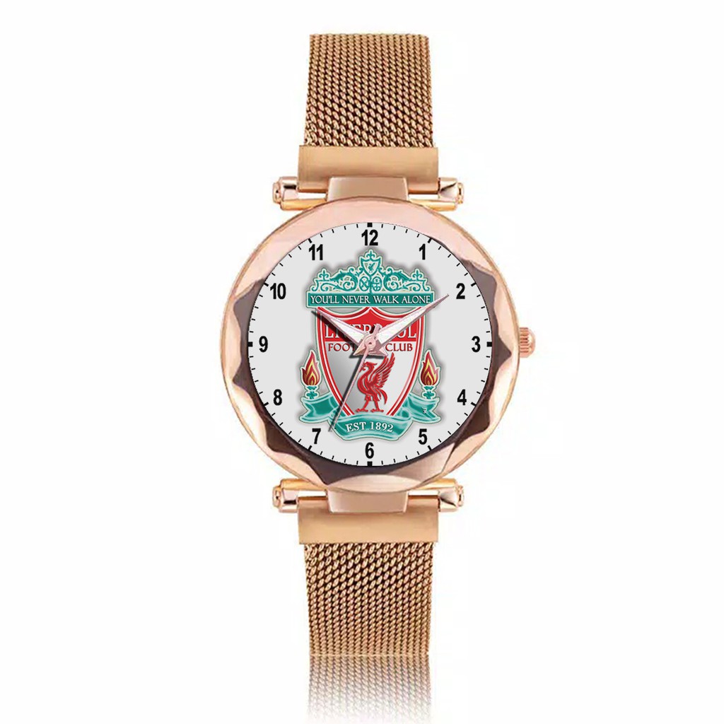 Jam Tangan Wanita Custom - LIVERPOOL 1 Free Box &amp; Batre Cadangan