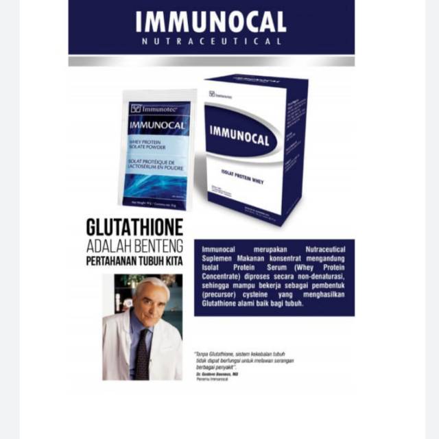 Immunocal original PT.Immunotec Profarmasia Jakarta 10150