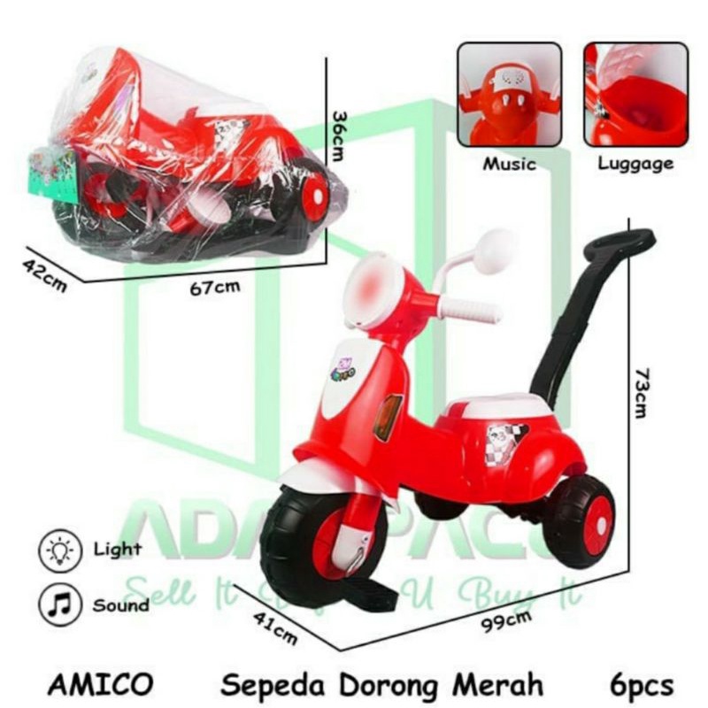 Vespa mainan | Mainan motor anak