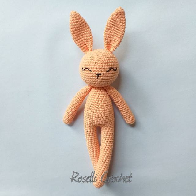  Boneka Rajut Kelinci  Amigurumi Bunny Shopee Indonesia