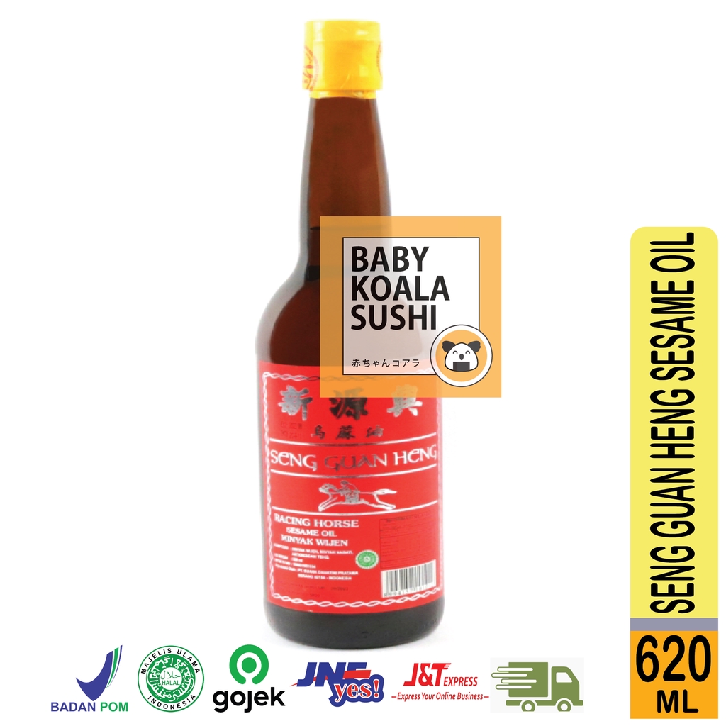 KUDA Minyak Wijen Sesame Oil  Medium 620 ml Halal │ Grade Sedang Seng Guan Heng