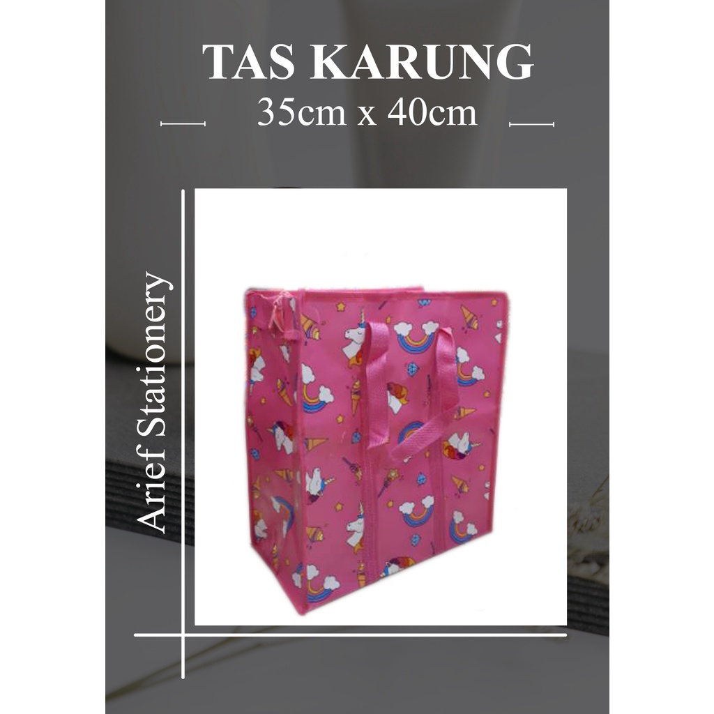 Tas Karung Serbaguna Tas Belanja Tas Loundry Tas Ukuran 35cm x 40cm