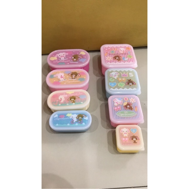 Kotak Makan Isi 4, Sanrio Original My Melody SugarBunnies