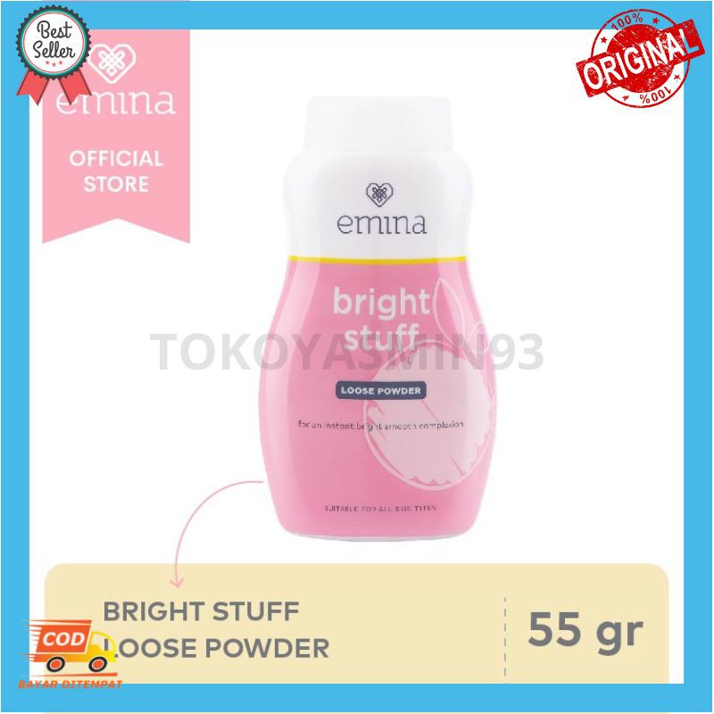 Emina Bright Stuff Loose Powder 55g Murah