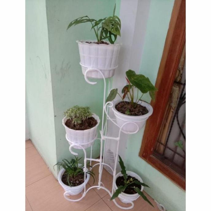 @#@#@#] Rak bunga besi jumbo 5 pot