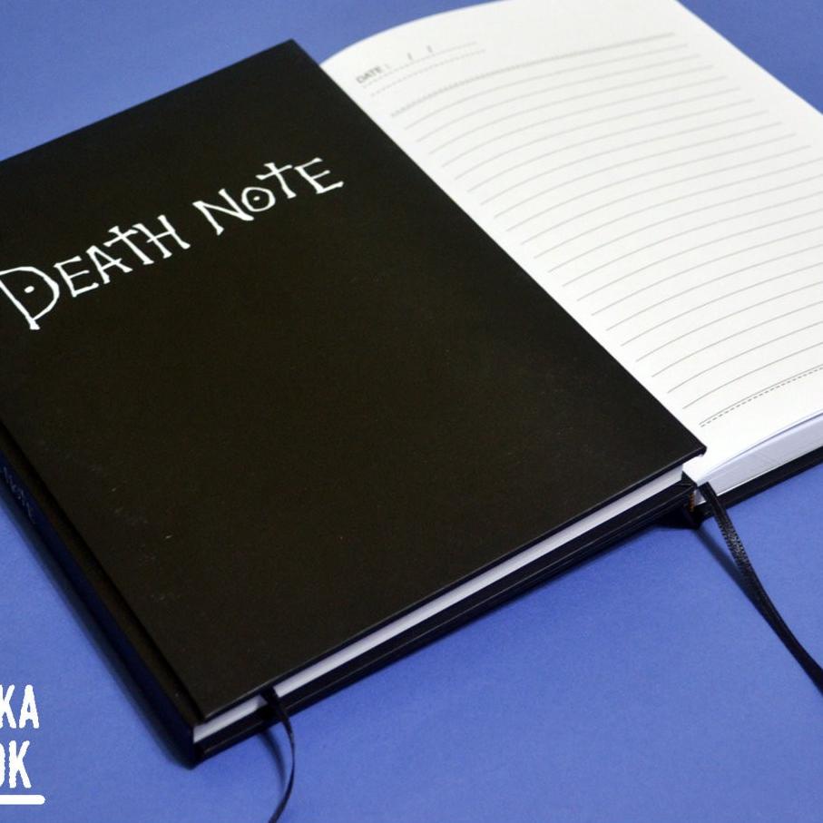 

✨ Note Book Anime Death Note Kertas Bergaris Hardcover Buku Tulis Catatan Agenda Planner buruan