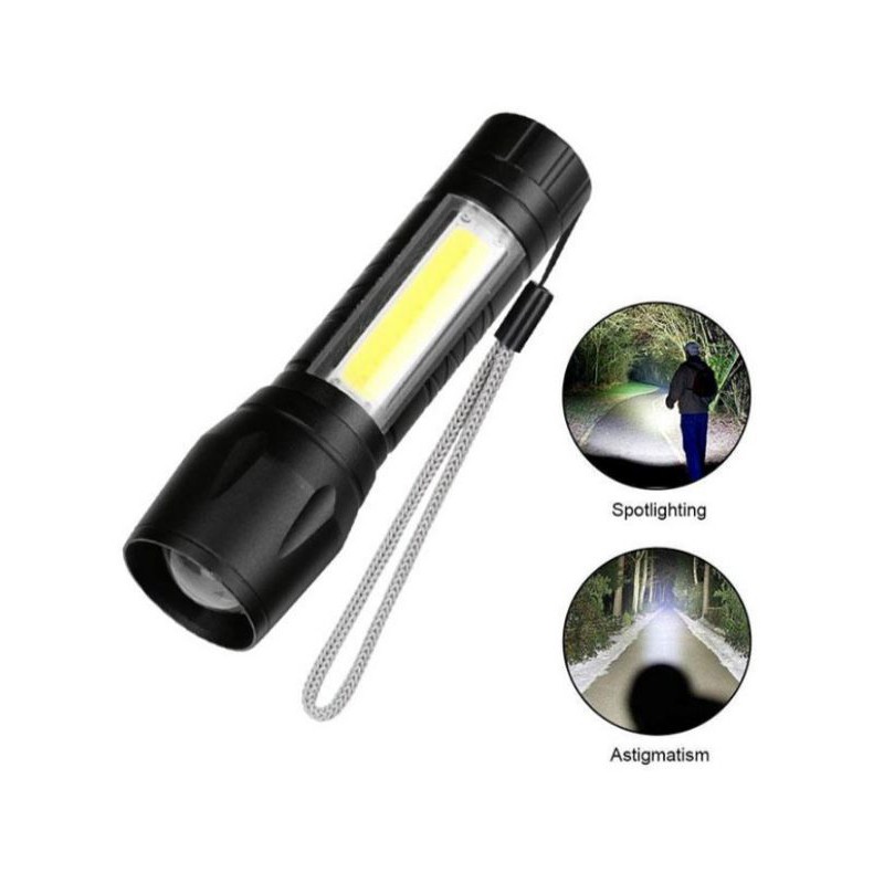 SENTER SWAT MINI ZOOM SENTER POLICE LED MINI ZOOM CAS CHARGE