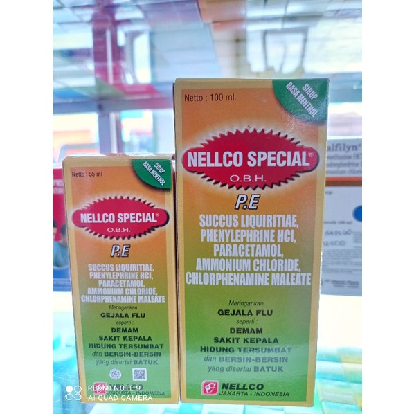 

Nellco Sepecial OBH Obat Batuk Hitam Nelco 100, 55ml
