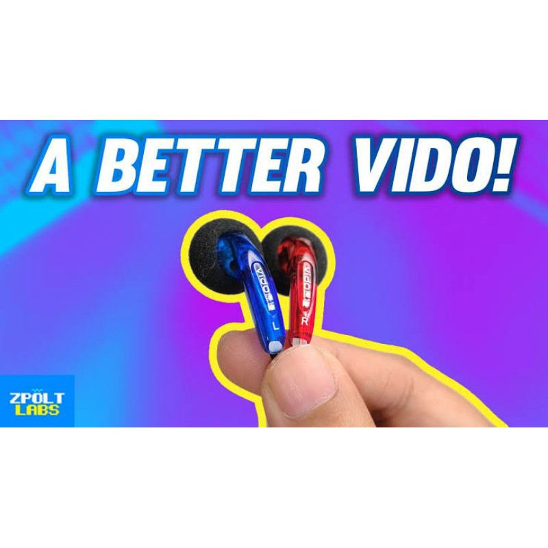 [LIMITED EDITION] Vido Candy RnB Blue+Red Colorway Earbud Earphone Bukan NICEHCK KGIS