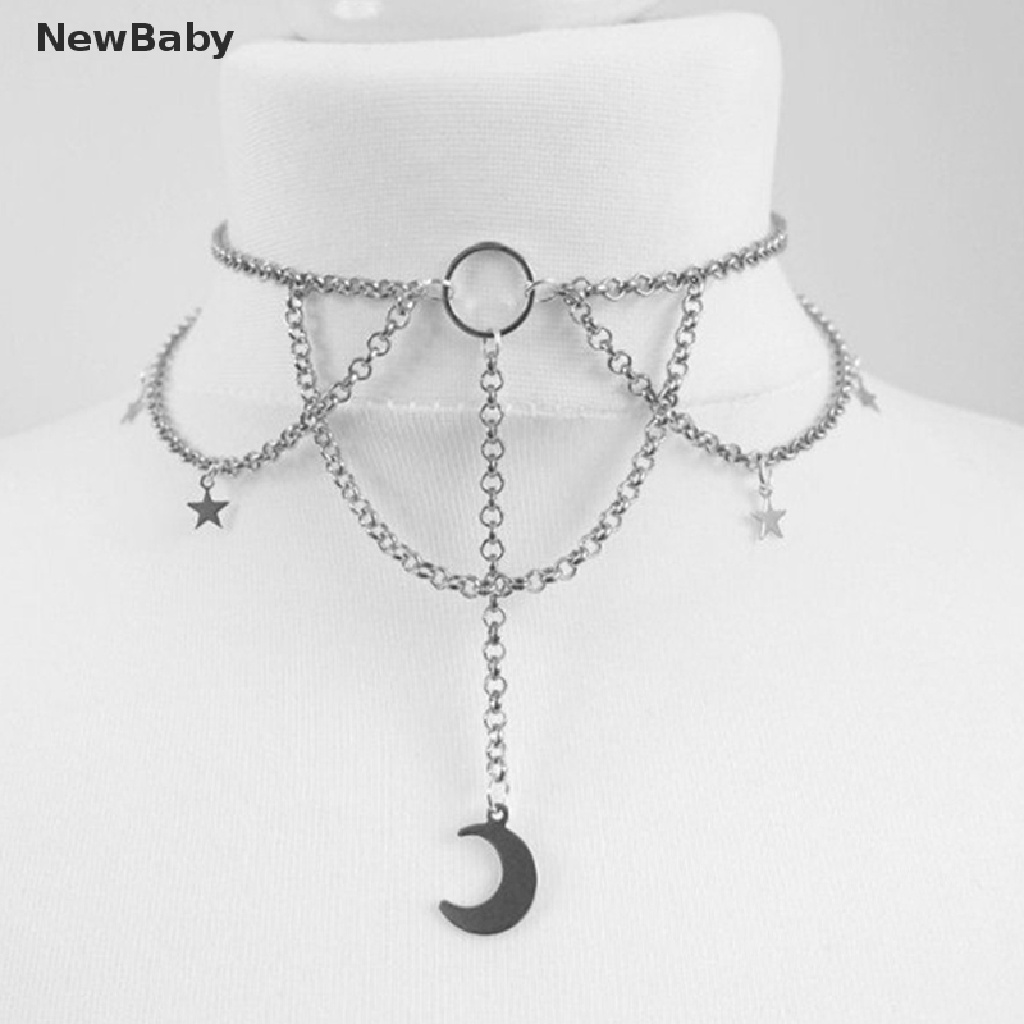 Kalung Choker Bahan Velvet Warna Hitam Gaya Gothic Untuk Wanita