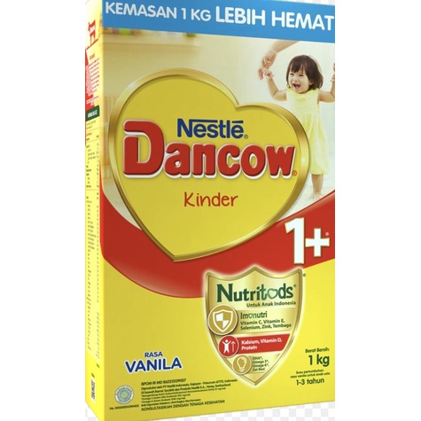 

DANCOW 1+ vanilla madu 1kg/1000gr