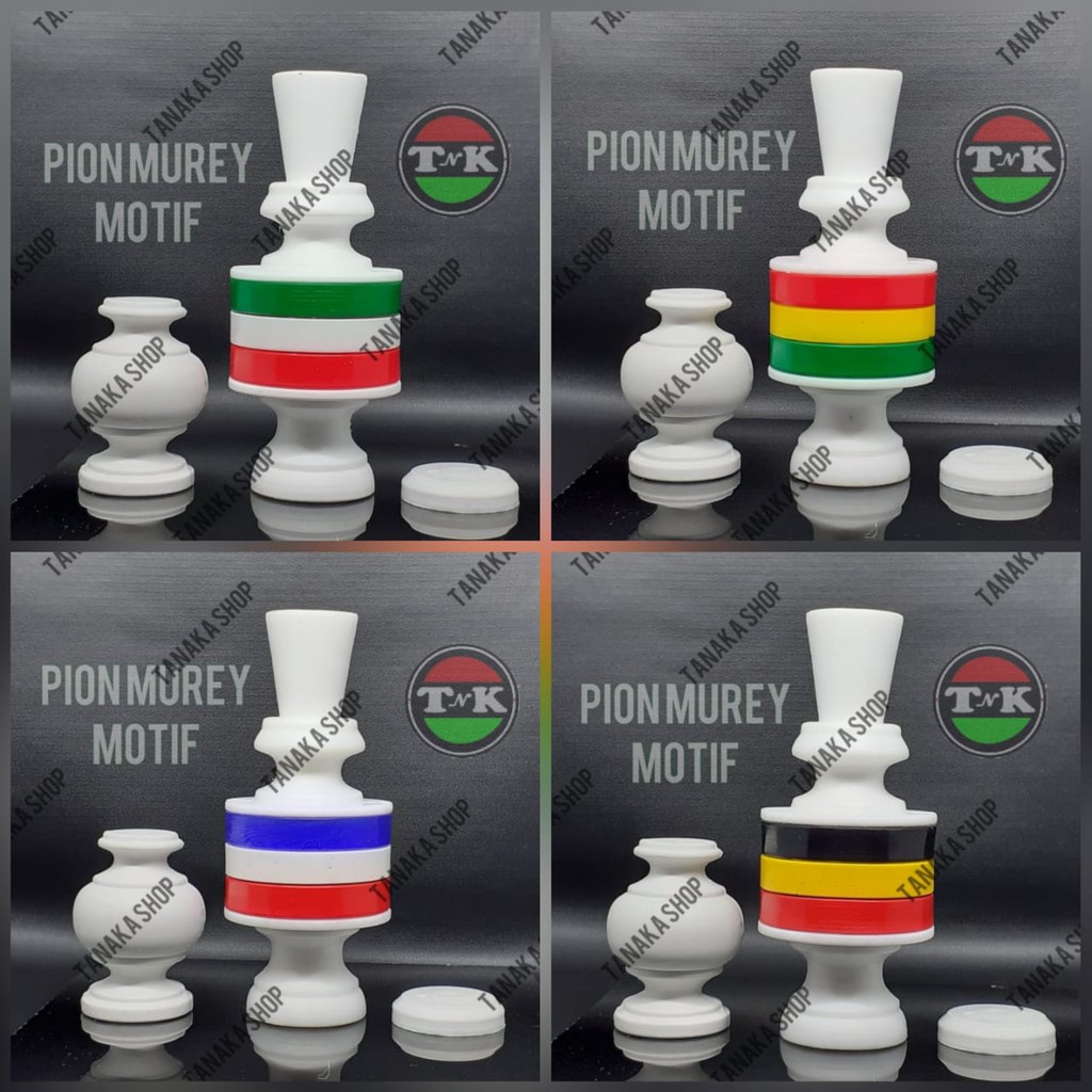 Pion Sangkar Murai Karet Bendera/Pion Sangkar Murai Motif Bendera/Pion Murai Karet