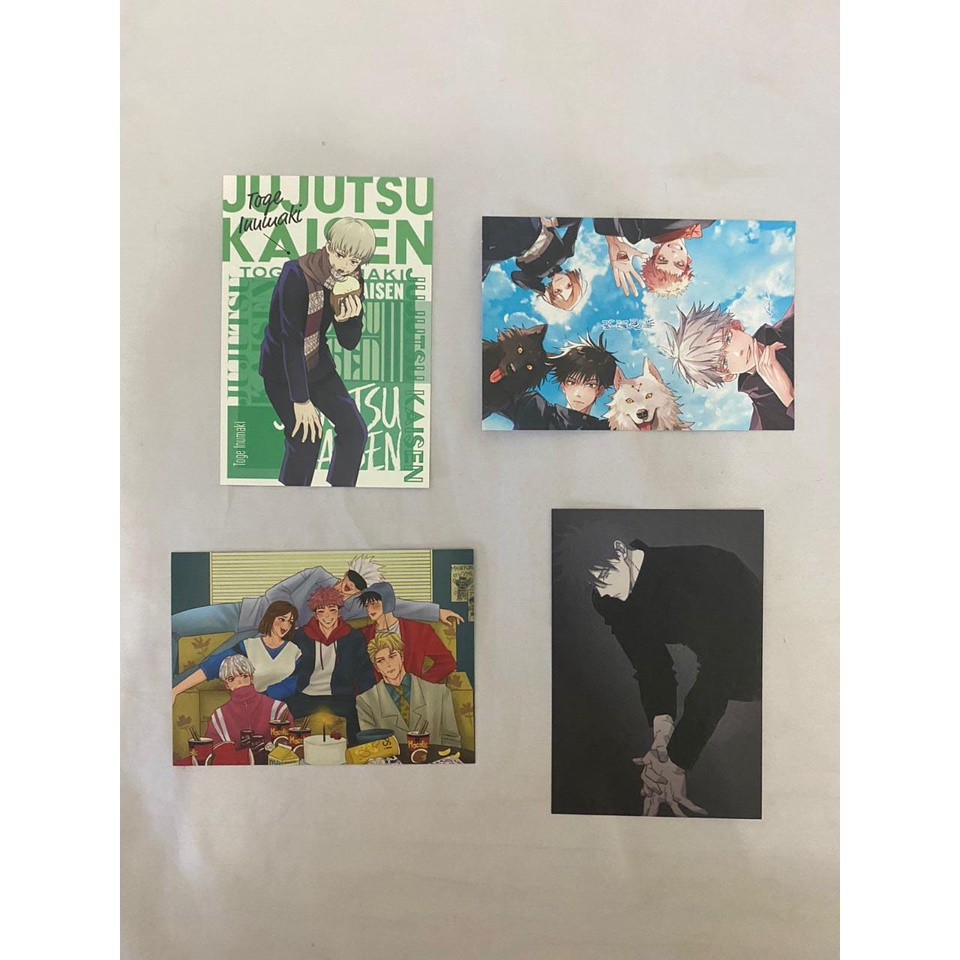 PRELOVED POSTCARD JUJUTSU KAISEN MAGIC POSTCARD