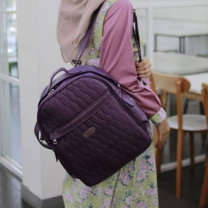 FELLA TAS RANSEL WANITA UKURAN BESAR MUAT LAPTOP TAS RANSEL MULTIFUNGSI PREMIUM ORIGINAL BY QUINTA