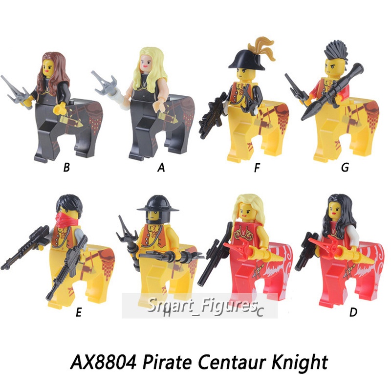 Ax8804 Mainan Action Figure Kastil Bajak Laut Mini Untuk Koleksihadiah