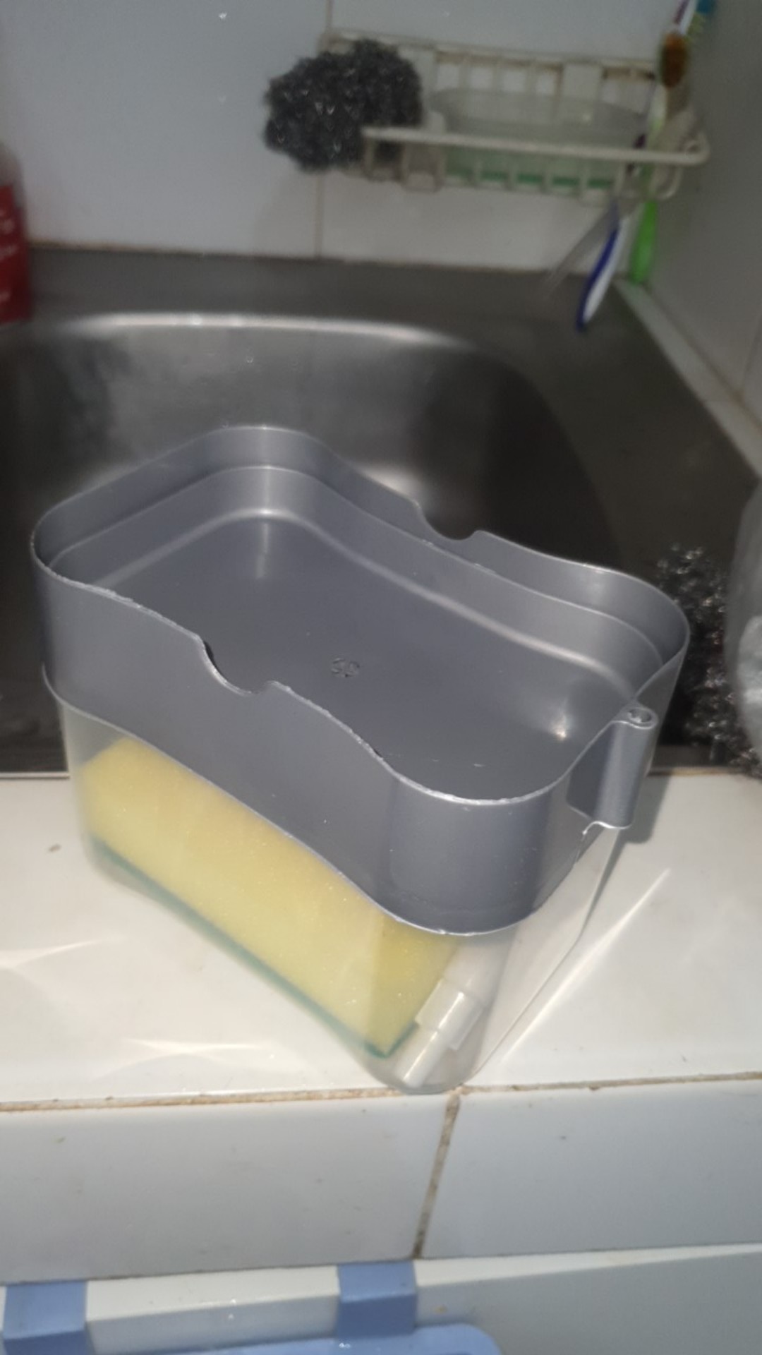 Soap Pumpholder Spons Dispenser Sabun Peralatan Dapur