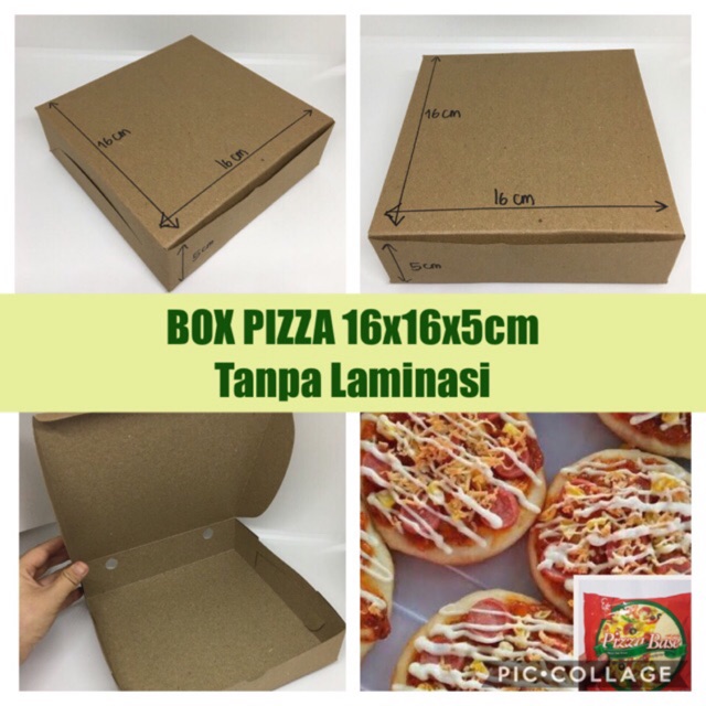Box Pizza Laminasi Mini Edo uk.16x16x5cm - B.12 PE
