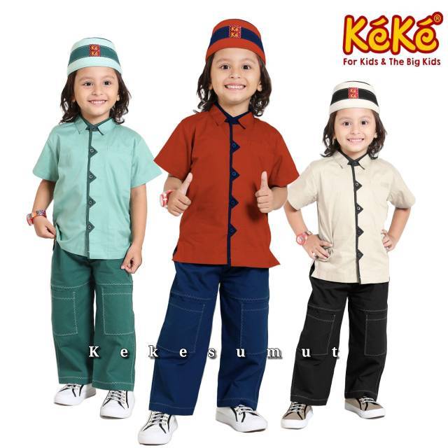 Kekesumut Baju  muslim  Koko Anak  Laki laki KP SR 181904 