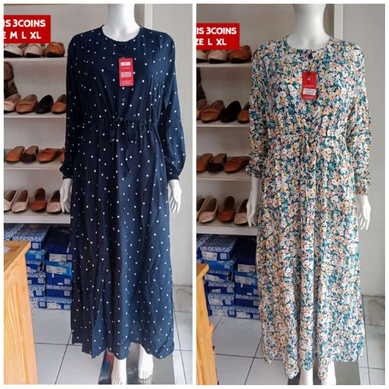 GAMIS WANITA THREE COINS 3C BRANDED MATAHARI MURAH GMSTC99277