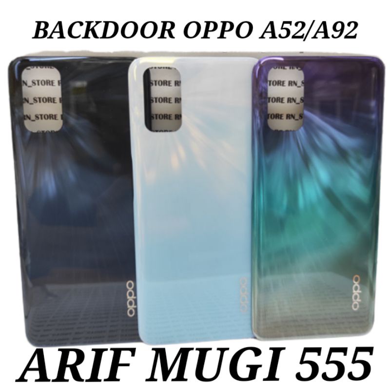 BACKDOOR TUTUP BELAKANG KESING CASING HOUSING OPPO A52/A92 ORIGINAL