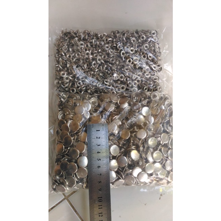 (Isi 100 Set) Paku Keling Diameter 6Mm S/D 14Mm Centang Cetet 1 Kepala Jamur A1000 106 810 2730 2734