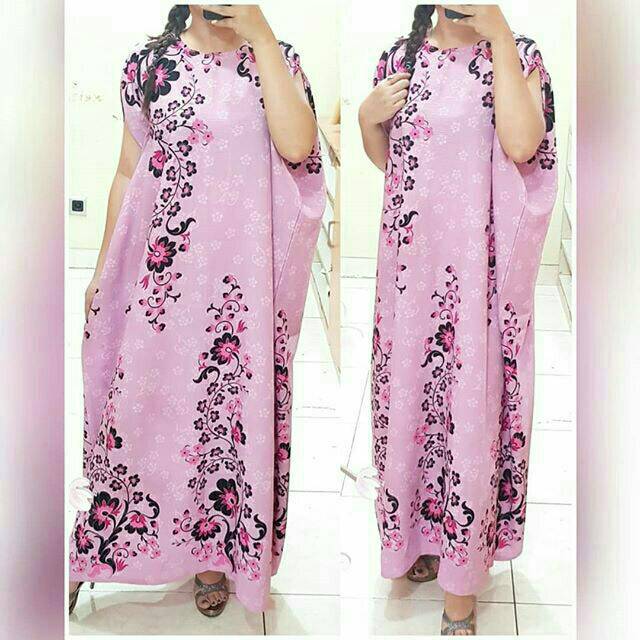 Obral Baju kaftan cantik baju lebaran murah baju muslim cantik kaftan flower 6567