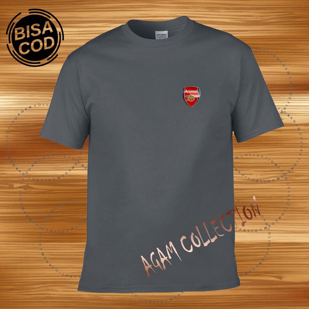 Agam Collection Baju Kaos Distro Logo FC 2 Text Printing Lengan Pendek  Premium Quality