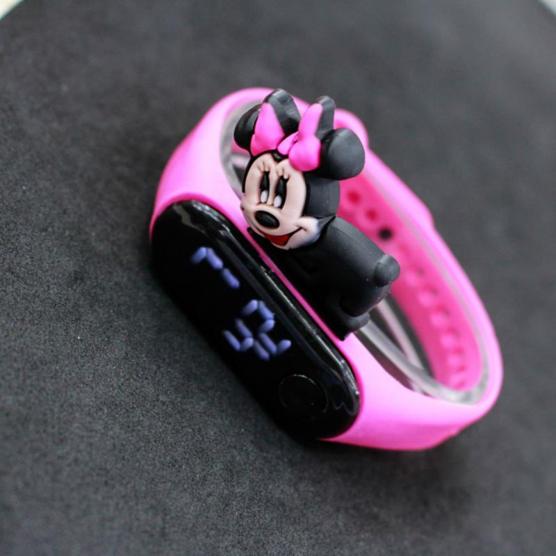 Jam led kapsul karakter 3D free gift box