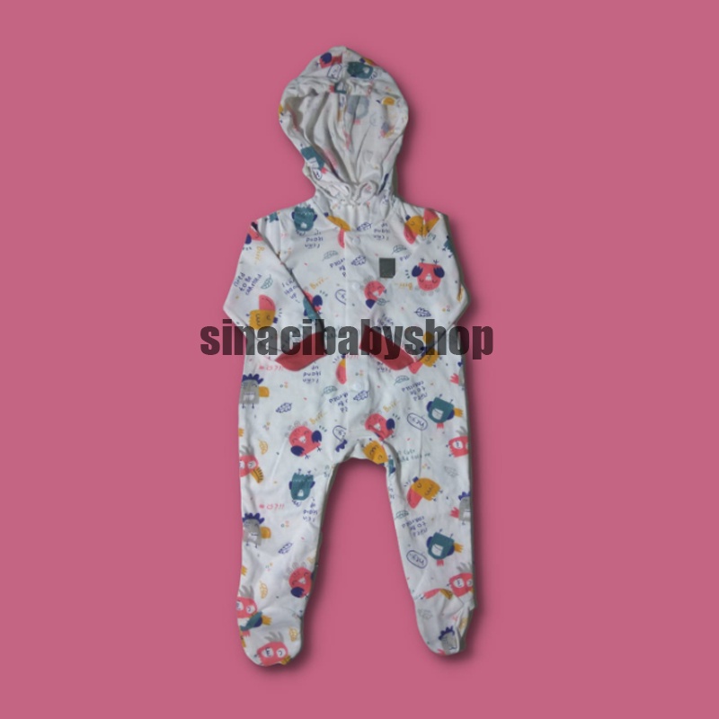 Jumper panjang topi tutup kaki motif jumper bayi Jumper panjang topi tutup kaki polos jumper bayi pe