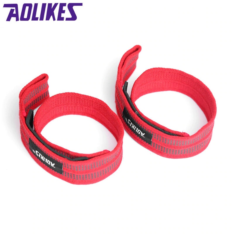 Strap Tangan Angkat Beban Anti Slip Strap Weight Lifting 2 PCS