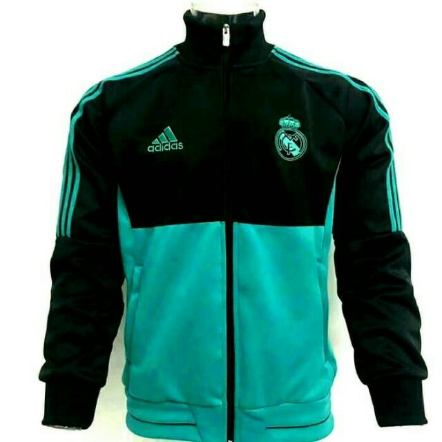 Jaket bola Kaos Real MAdrid UCL 17/18 Grade Ori Futsal Murah Champions (FNS)