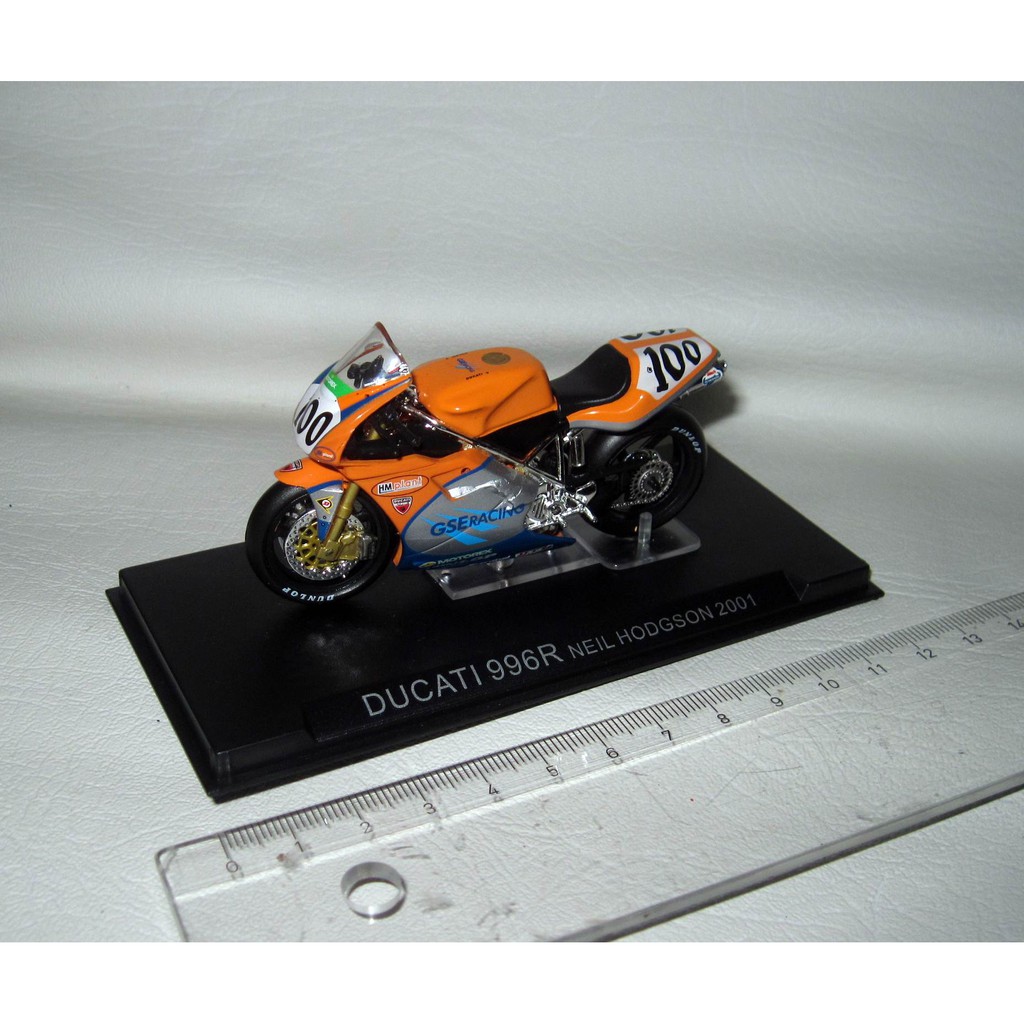 Diecast MotoGP Diecast Moto GP Ducati 996R Neil Hodgson 2001 1:24 Altaya IXO