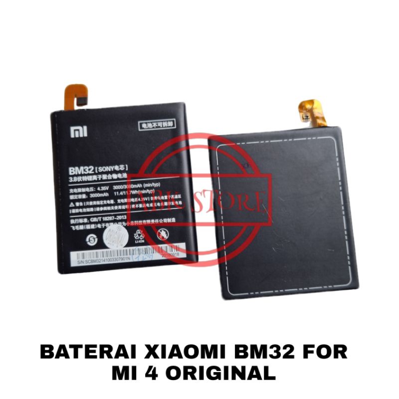 BATRE BATERAI BATTERY XIAOMI MI 4 / MI4 BM32 ORIGINAL