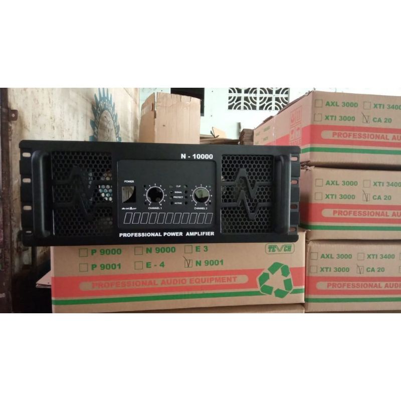 Box Power Amplifier tipe N10000 ukuran 4U bok power N10000 bagus berkualitas bahan tebal box besi