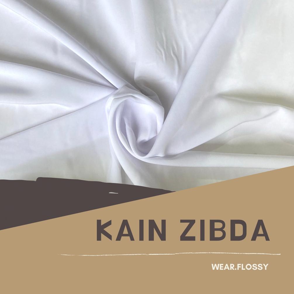 Kain Zibda Kain Thobe Polyester Kain Jubah Pria 1/2 Meter