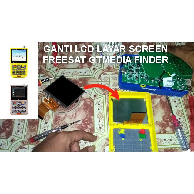 Lcd Display Freesat Gtmedia v8 Sat Finder