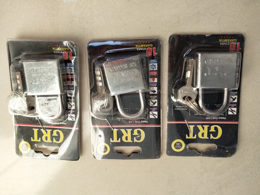 Gembok Crome 30 Mm Pendek Panjang