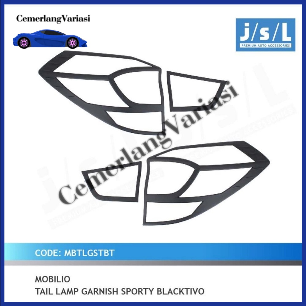 Garnis Belakang Honda Mobilio RS 2013 2017 Tail Lamp Garnish mobilio sporty JSL