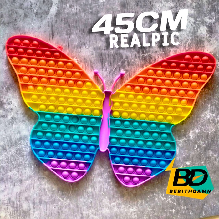 pop it KUPU KUPU SUPER JUMBO mainan anak penghilang stress tiktok - KUPU2 45CM