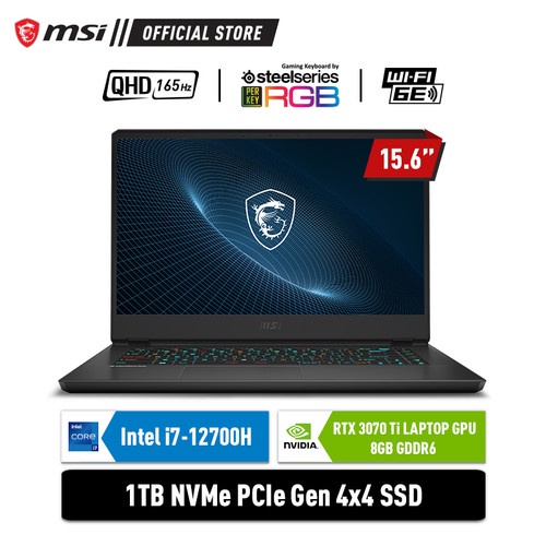 MSi Vector GP66-12UGS i7-12700H 16GB 1TB SSD RTX3070Ti 8GB QHD W11